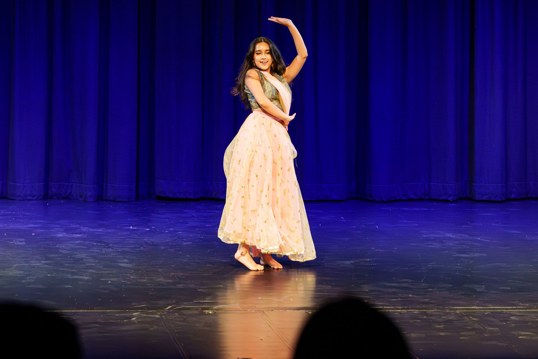 Dancers performing on stage